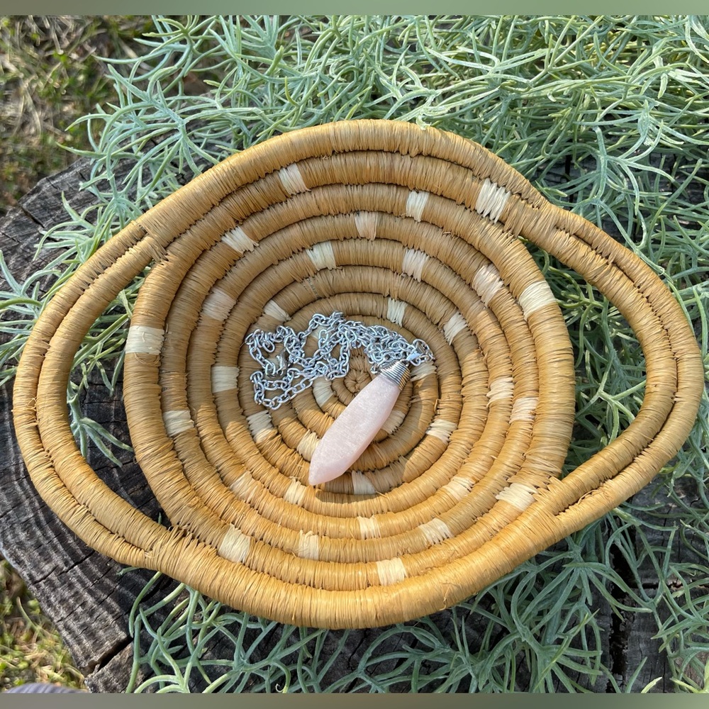 Rose Quartz Pendant Necklace